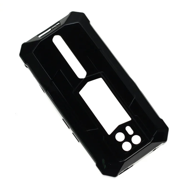 Durable Soft TPU Silicone Black Transparent Phone Case