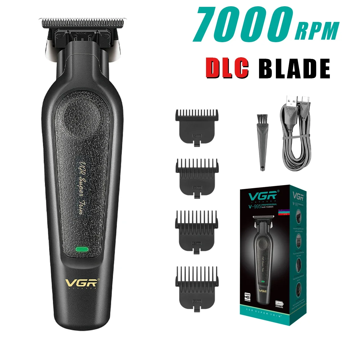 Hair Clipper VGR V-995 Professional Cordless Oil Head