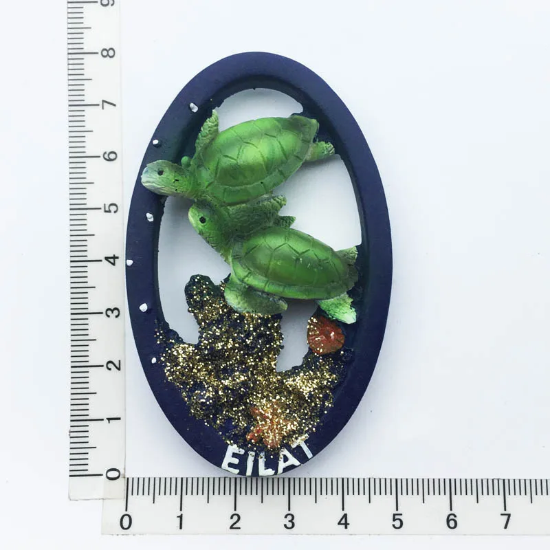 Israel Orașul antic al Ierusalimului Șapte sfeșnice Magnet pentru frigider 3D Suvenir de călătorie Autocolante magnetice pentru frigider