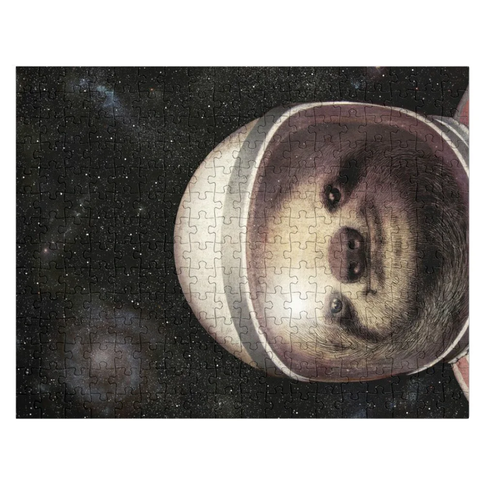 Space Sloth Jigsaw Puzzle Custom Jigsaw Wooden Jigsaw Puzzles For Adults