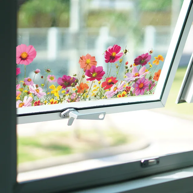 Colorful Flower Wall Stickers 6