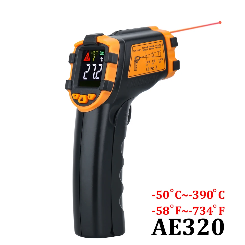 1pc Infrared Thermometer, Handheld Non-contact Digital Laser Gun