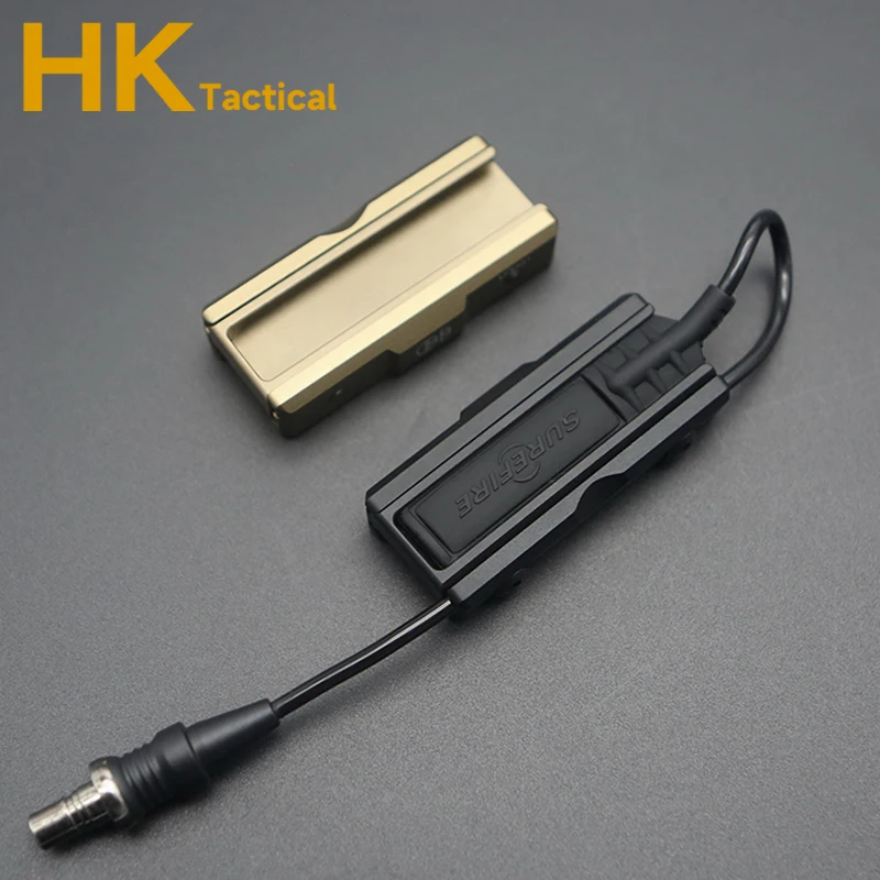 Tactical CNC Picatinny Rail Accessories For Scout Lights Pressure Pad M600 M300 Flashlight Switch Pad Solts