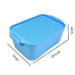 Creative Building Blocks Storage Box (Blue)
