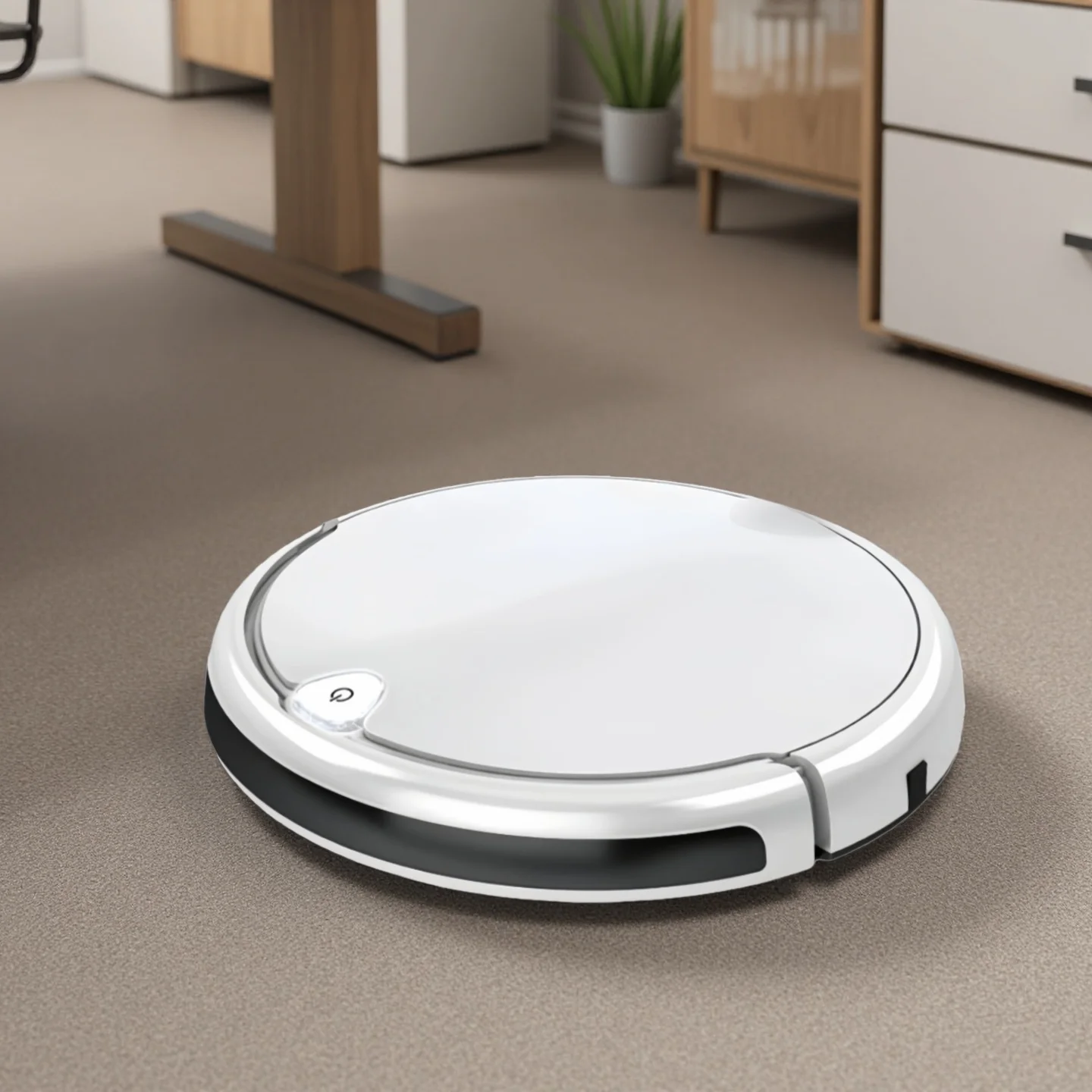 Sweeping Robot: Powerful Suction, Dry and Wet Cleaning, Household Cleaning, Ultra-Thin Design for Cleaning the Entire House - 4