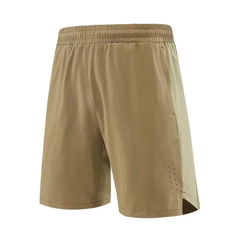Quick Dry Fitness Sports Pants Men's Casual Five-Quarter Length Outdoor Running Leisure Trousers Summer