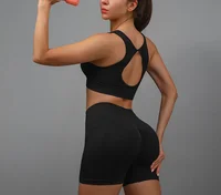 Yoga Suit Yoga Sports Underwear Women's Fitness Suit Vest Running Sports Yoga Shorts Set Yoga Set  Workout Set - Image 3