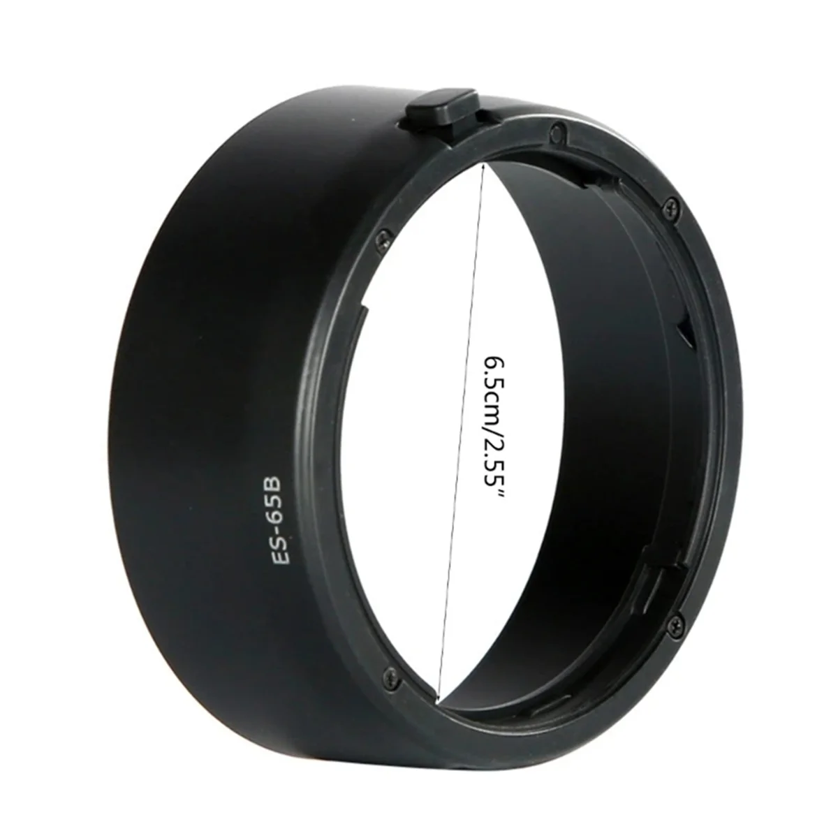 캐논 EOS R RP R5 R6 용 카메라 렌즈 후드 ES-65B 썬 쉐이드 커버, ES65B, RF 50mm F1.8 STM 핫
