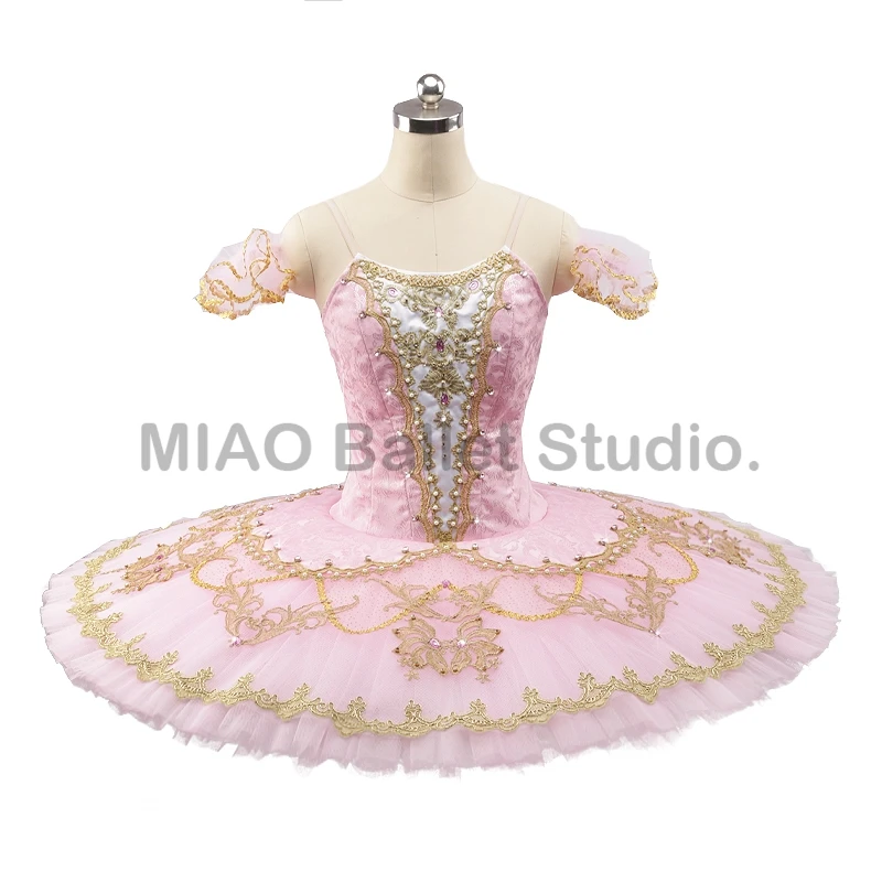 

Pale pink Sleeping beauty Ballet Tutus for competition No stretch princess professional tutu classical pancake Costume 0253