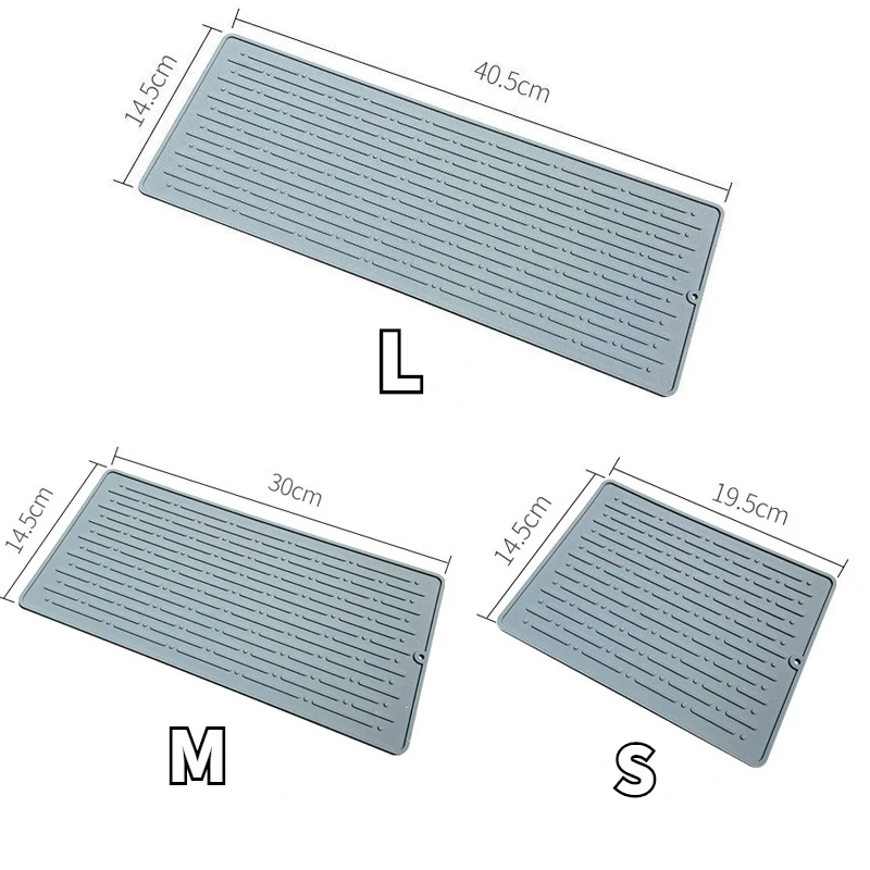 Alfombrilla Escurreplatos Escurreplatos Silicona Xxl Alfombrilla De Secado De Platos Para Encimera De Cocina - Almohadilla Seca Platos Escurridor Fregadero Escurreplatos Grande