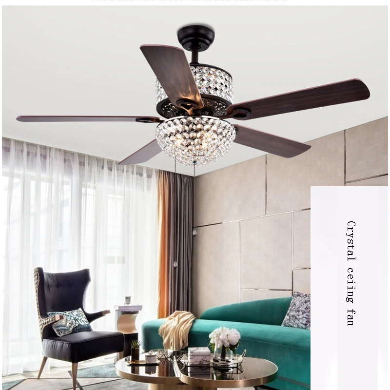 Ventilatore A Soffitto Vintage Con Luci LED E Telecomando, 42 Pollici, 6 Velocità E 3 Temperature Colore, Per Camera Da Letto - 3