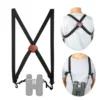 Leather Webbing Optics Binocular Harness Strap X-shaped Adjustable Belt Monocular Harness Strap Powerful Binoculars Telescope 1