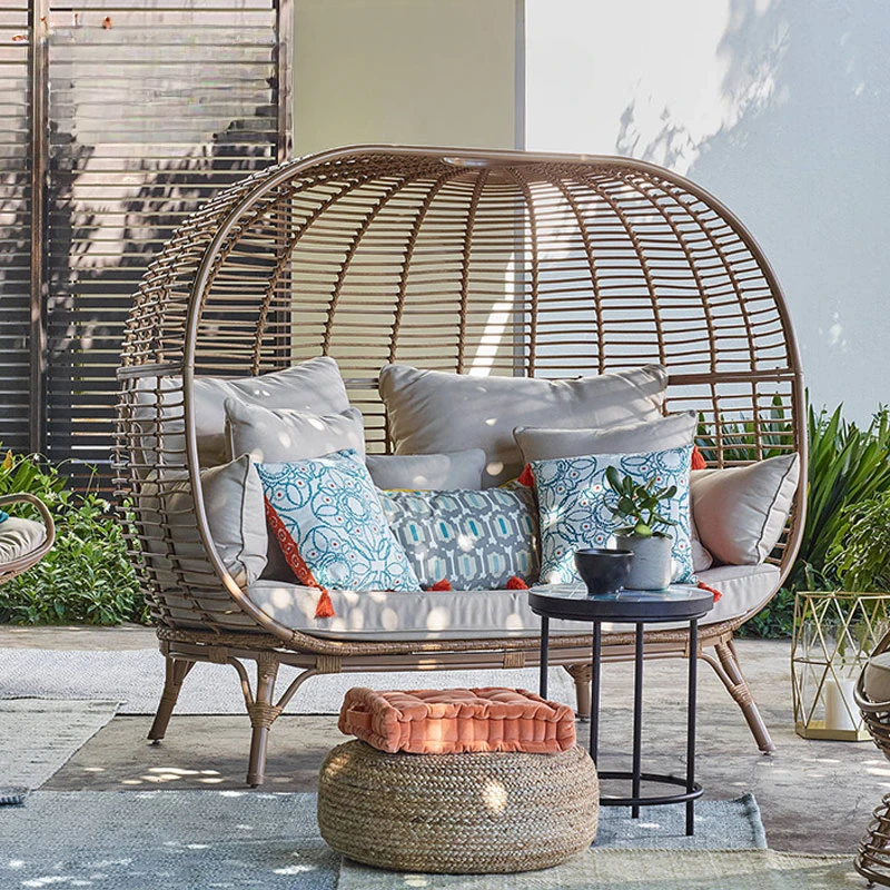 

The product can be customized.rattan chair hanging chair bird's nest outdoor rattan woven sofa, birdcage photography prop