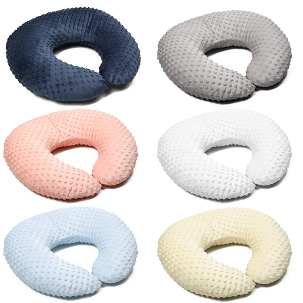 Newborn Feeding Pillow Multifunctional U-Shaped Waist Support Bubble Velvet