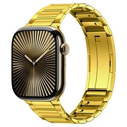 Premium Stainless Steel Watch Strap Bracelet - S10 46 - 42 44 45 49mm (Gold)