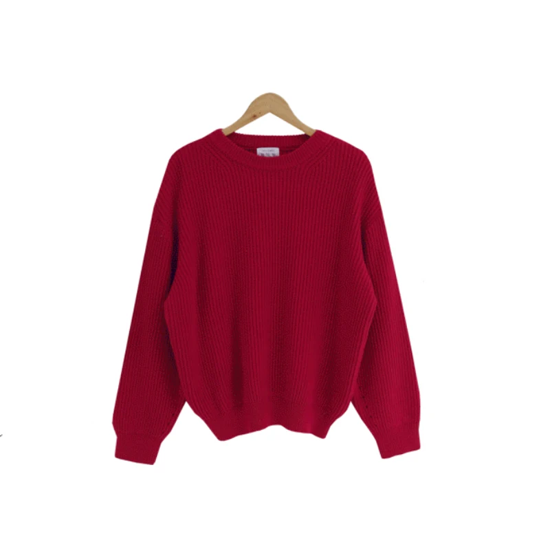 woolen sweater 2021 Autumn Winter Women Pullover Sweaters Female Knitted O-Neck Solid Concise Loose Elegant Office Lady Casual All Match Tops turtleneck sweater