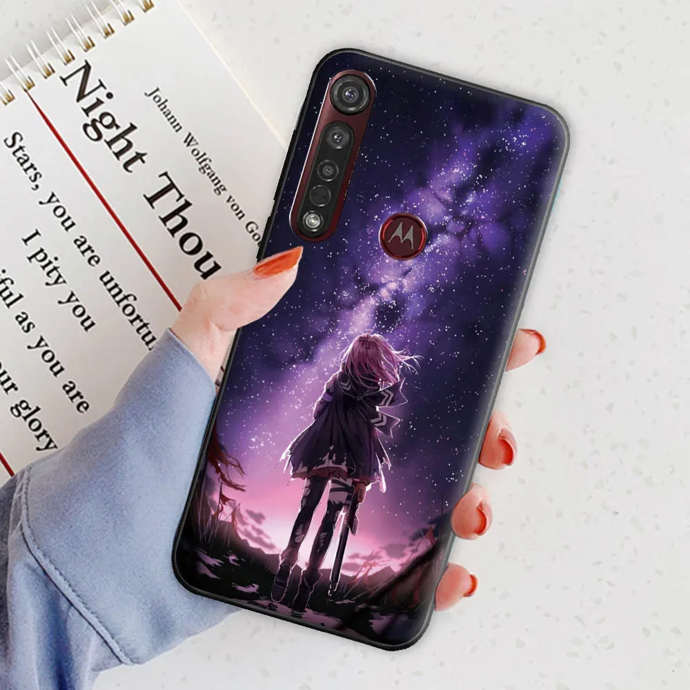 Sleek TPU Matte Soft Protective Case for Motorola Moto G8 Series