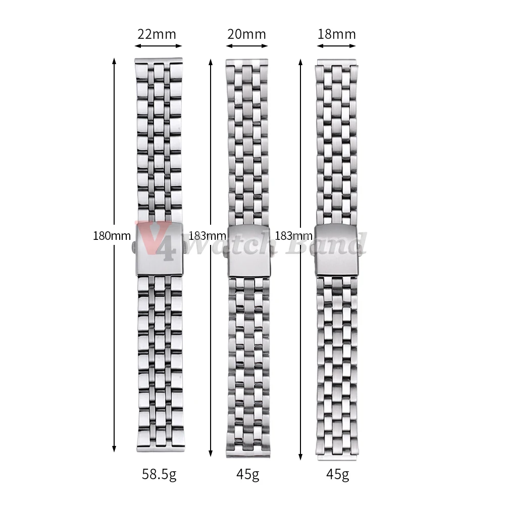 Stainless Steel Five-Bead Hollow Design Smartwatch Bracelet - Silver Gold Finish