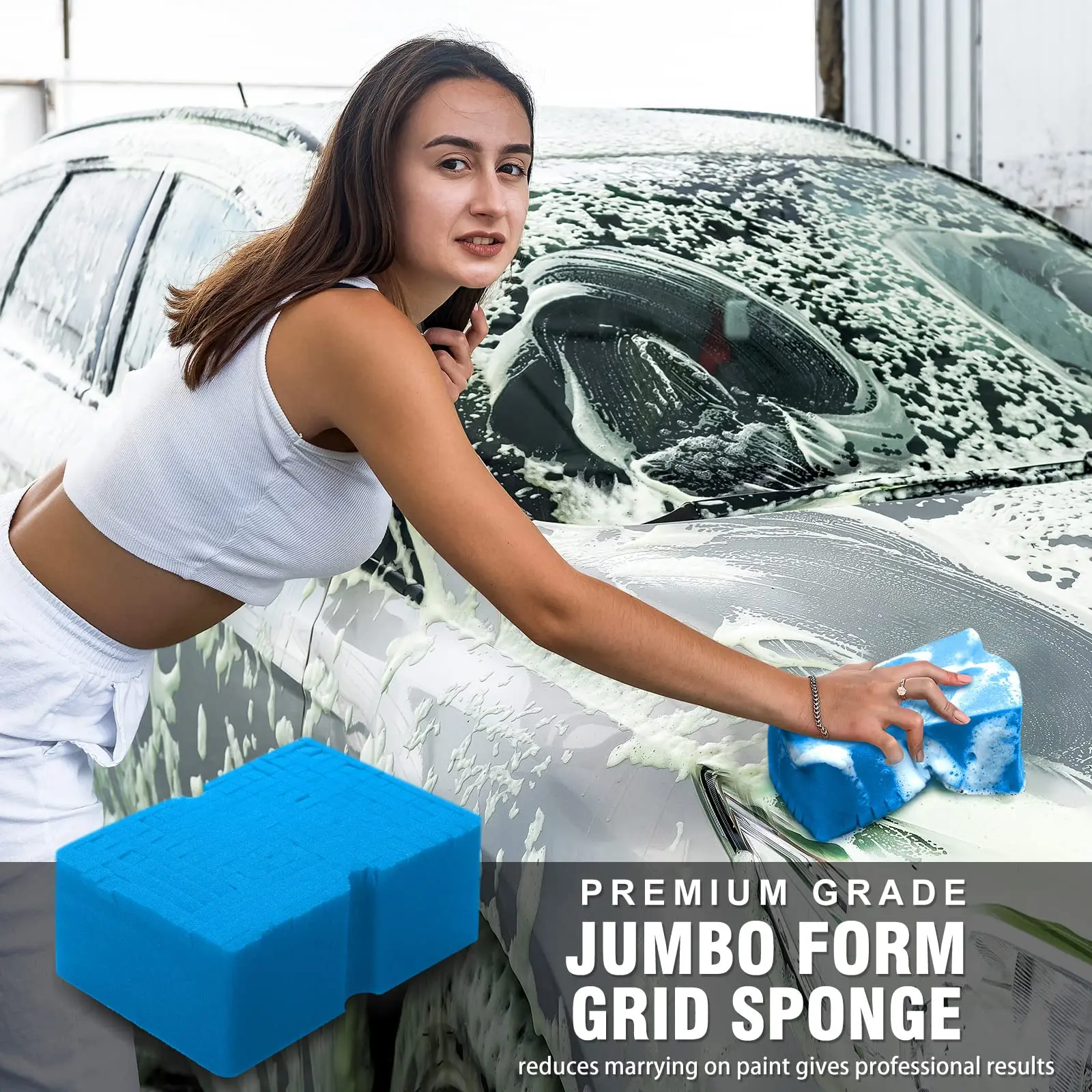 OPT Big Red Sponge. Premium Car Wash Sponge.