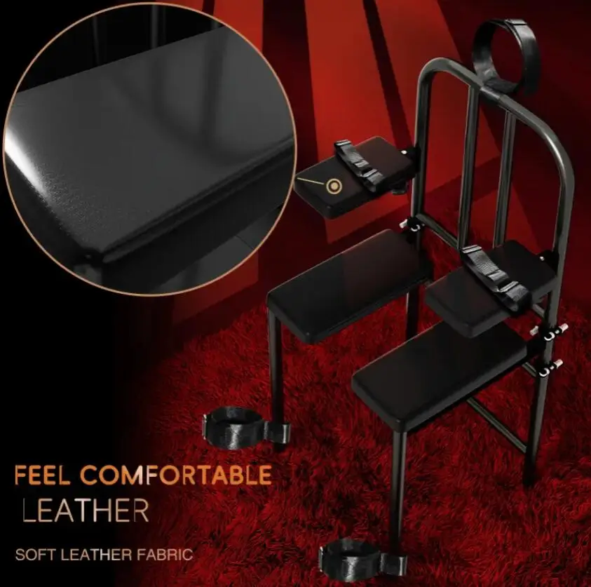 Good Price SM Flirt Sex Furniture Sex Chair Couple Fun Love Position bedroom multifunction sex chair with adjustable bdsm cuffs