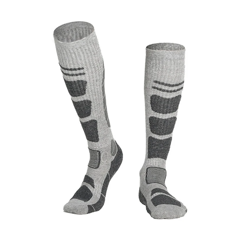 One Pair Men Women Wool Ski Socks Cold Weather Socks for Snowboarding