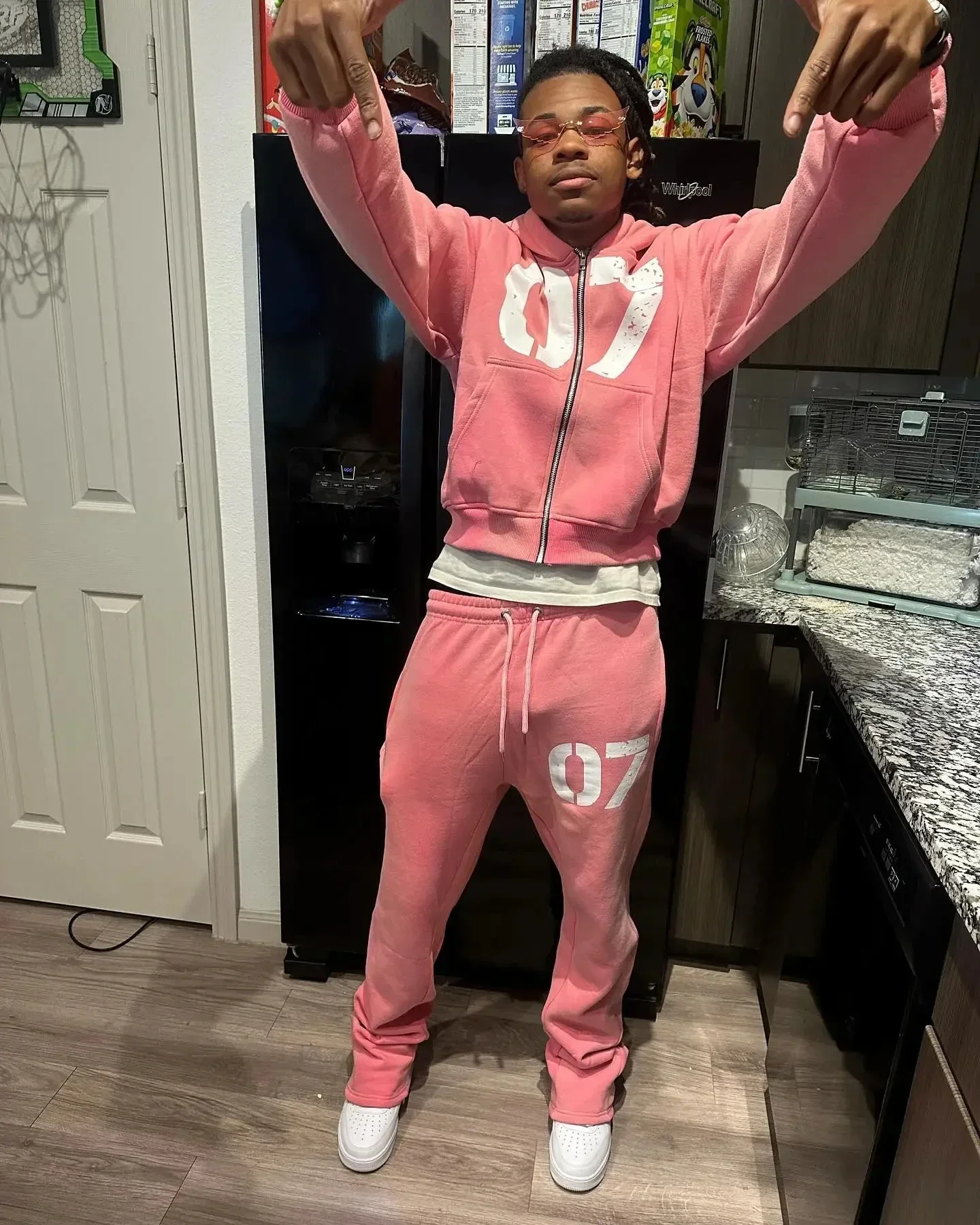 Blue Pants Suit Sweatpants Clothing Trousers Men Sport Vintage Joggers Hip Hop American Harajuku Korean Cargo Jogger Retro Baggy S39bec236a79140c2aff6198b556d2ad0b