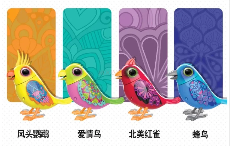 Zhiyin Bird Simulation Voice Control Intelligent Electric Creative Bird Singing Children's Toy Gift 6
