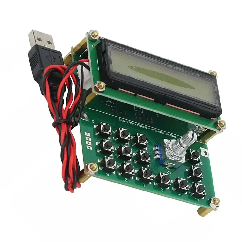Green Si5351 2VFO 150 Signal Generator with 60mA Supply Current 2 CH Signal Source VFO 5351A V1 03 Square Wave signal generator