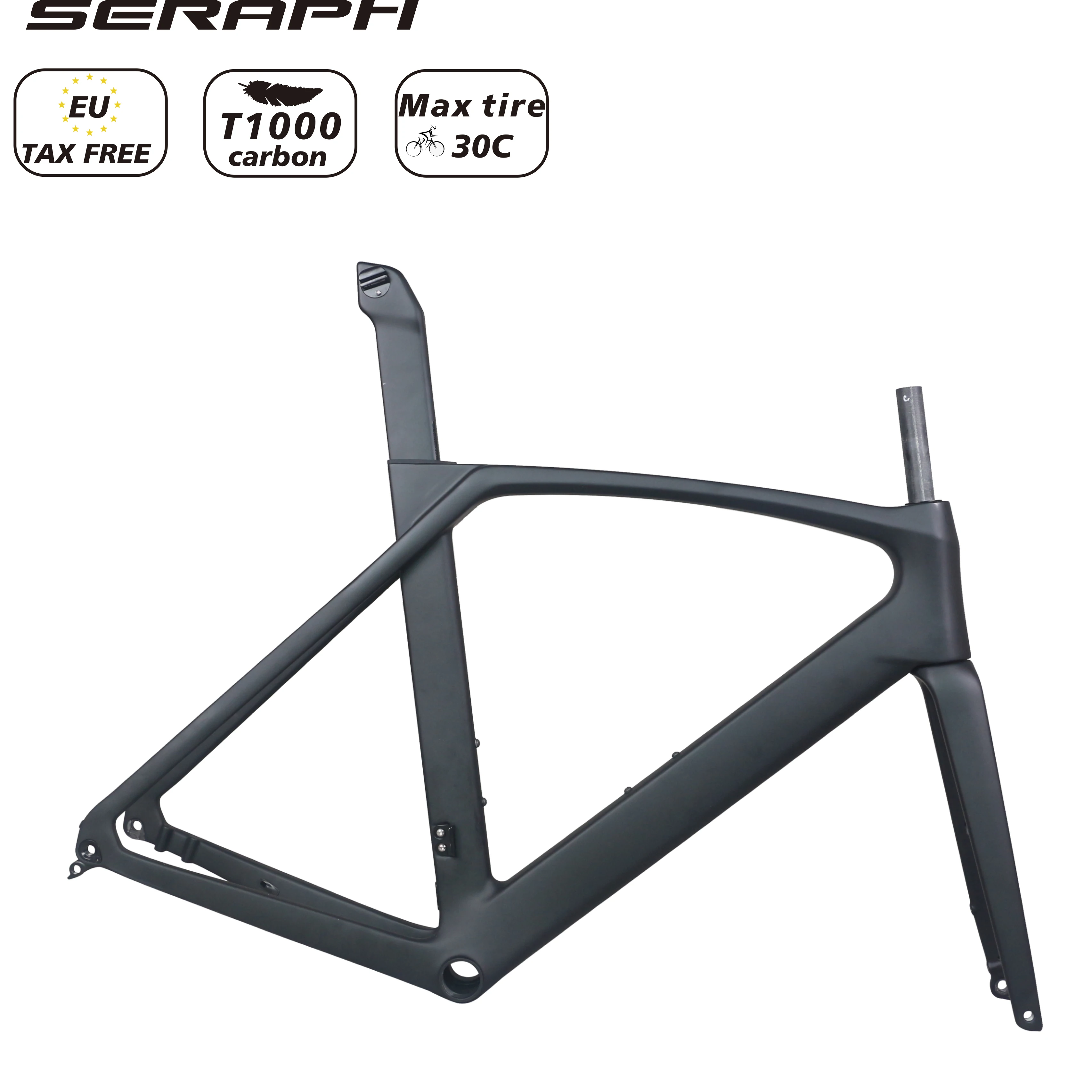 New Disc Carbon Road Frame Bicycle Frameset T1000 New Eps Technology