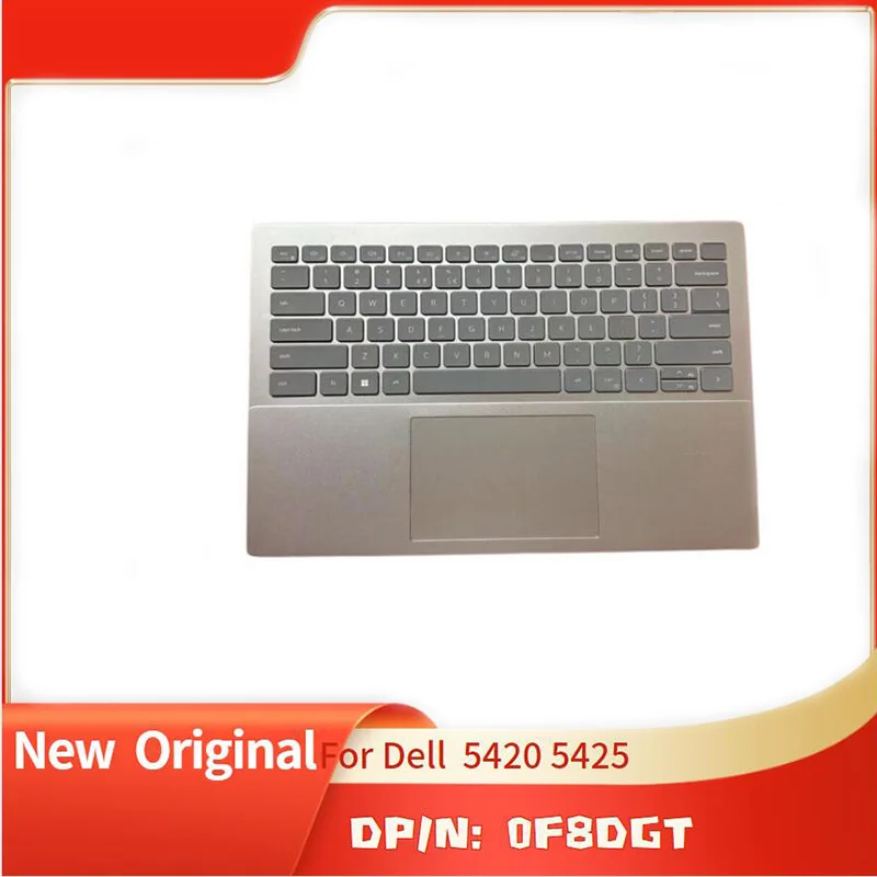 Custodia Superiore Originale Nuova Di Zecca Per Dell 5420 5425 Con Tastiera Retroilluminata 0 F8Dgt 0 Y8Ck3 Argento