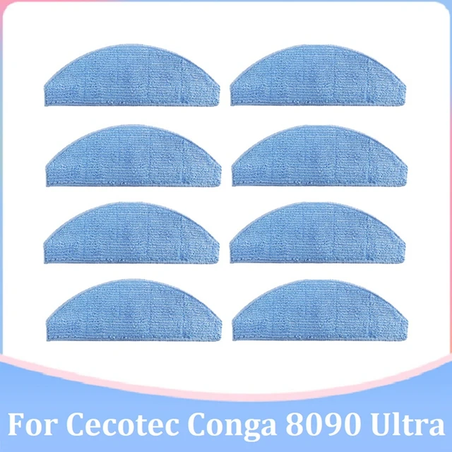 For Cecotec Conga 8090 Ultra Robot Vacuum Cleaner Mop Cloth Wipe Rag  Accessories Replacement Parts