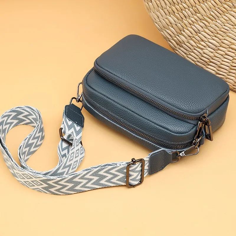 Women Pattern Cowhide Handbags For Shoulder Bag Textured Leather Crossbody Casual High-Quality Messenger Versatile Luxuryfashion