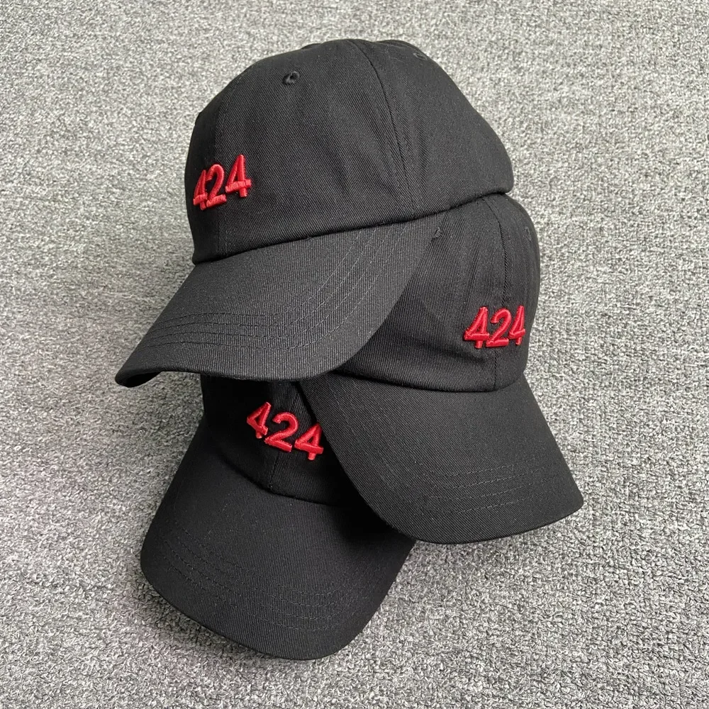 

Yao888 Niche 424 Kanye West Vintage Simple Shade Sun Protection Washable Adjustable Casual Hat Baseball Cap For Men Women