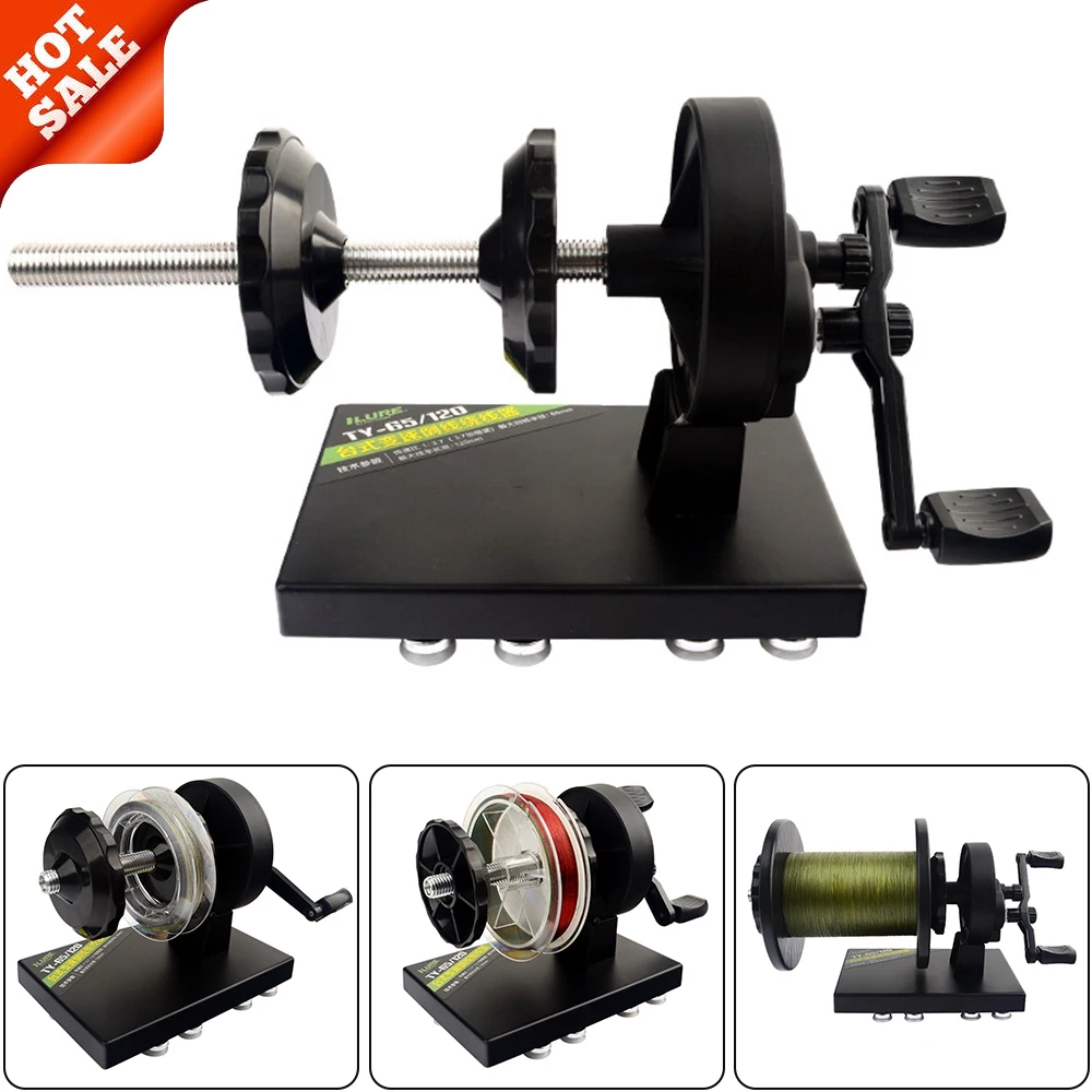 

Portable Fishing Line Winder Spooler Machine Vacuum Spinning Baitcasting Reel Spooling System Fishing Tackle Tool Accessories