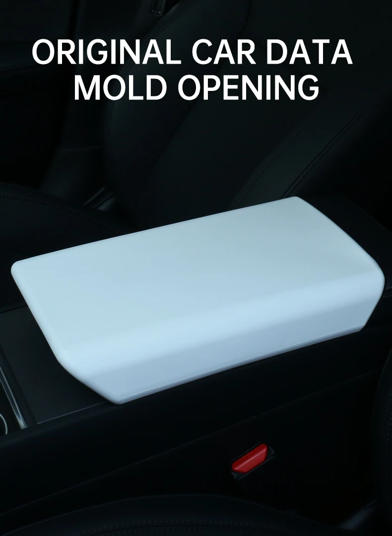 Mittelkonsolen-Armlehnenabdeckung für Tesla Model Y Juniper 2025 2026 für Tesla Model 3 Highland 2024 2025 2026 Zubehör Rutschfest – Detail 10