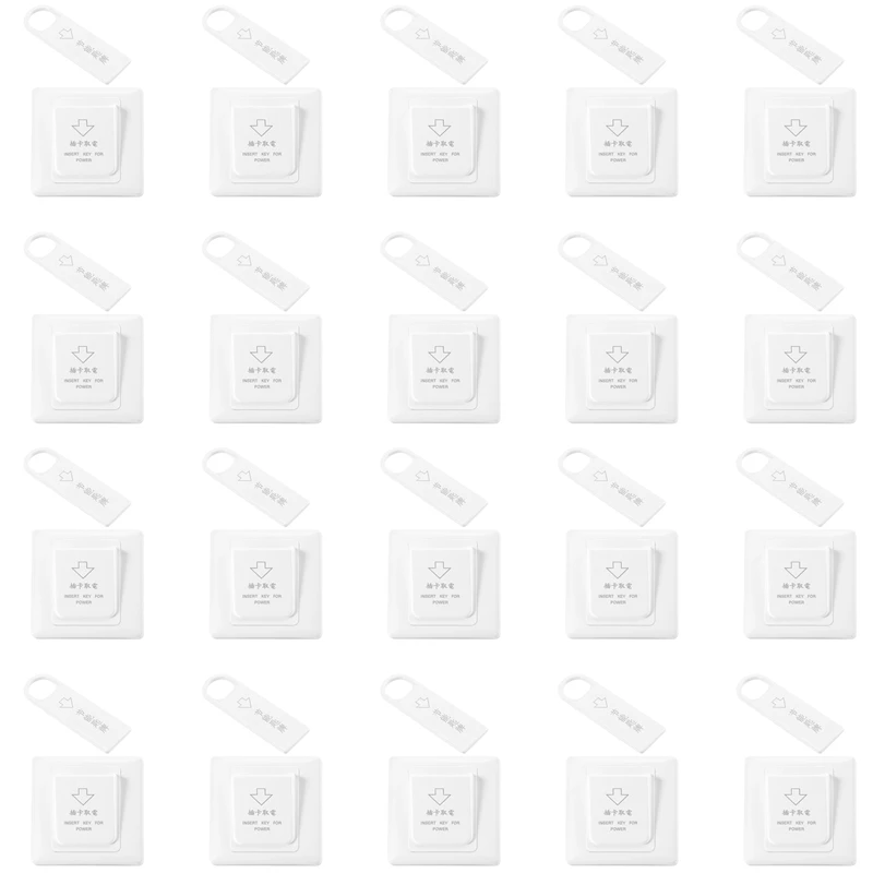 

20X High Grade Hotel Magnetic Card Switch Energy Saving Switch Insert Key For Power