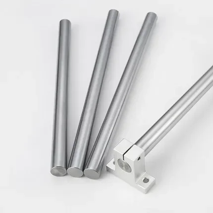 6mm 8mm 10mm 12mm 16mm linear shaft L 300 320 350 380 400 450 500mm chromed linear rail round rod 3d printer 2pcs
