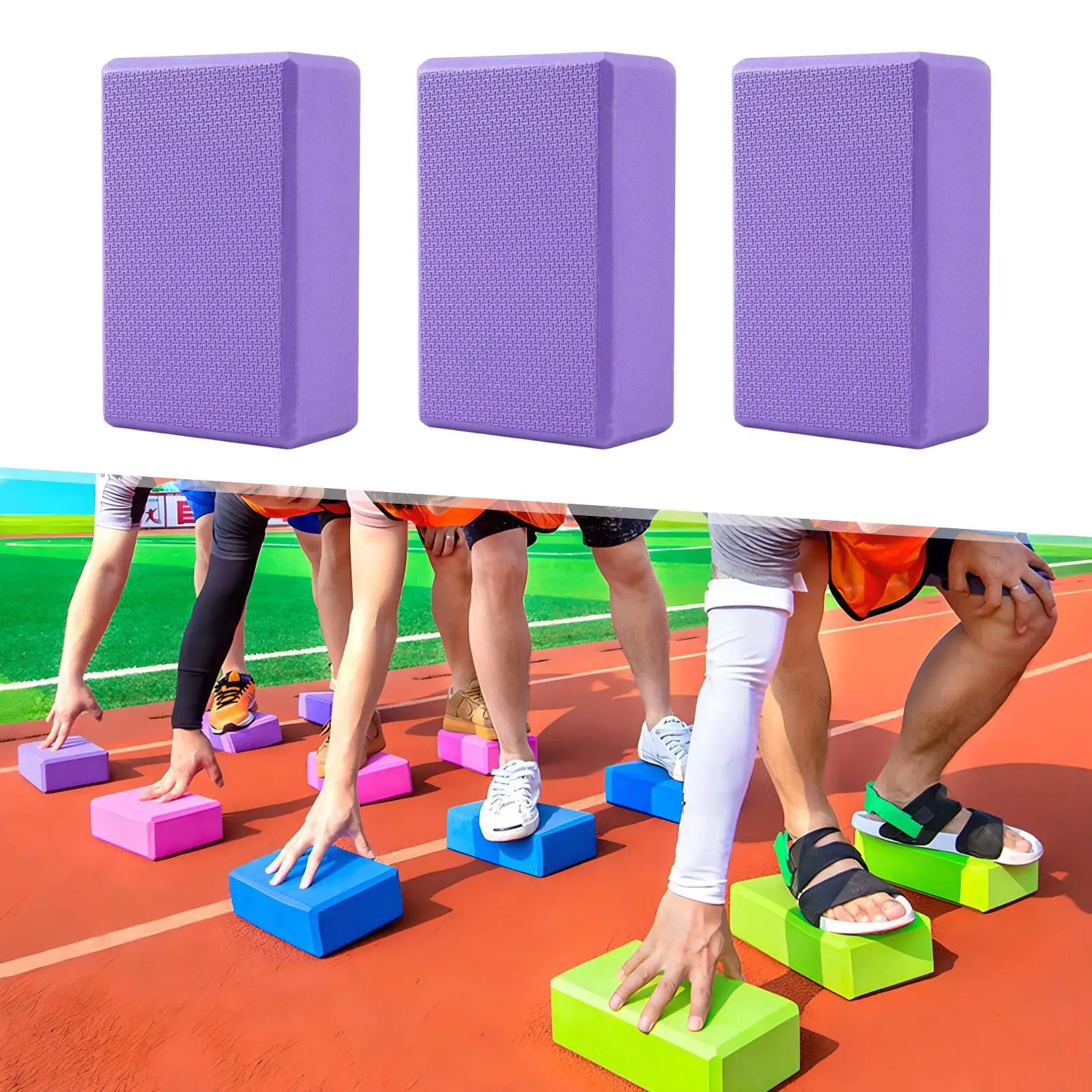 3x Stepping Stone Promote Coordination Boys Girls Toddlers Coordination Game Kids Ages 5 6 7 8 Years and up Balance Yoga Bricks