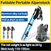 1PCS 4 Section Ultralight Hiking Sticks Foldable Hiking Poles Aluminum Hiking Poles Children Adult Retractable Cane Camping 1