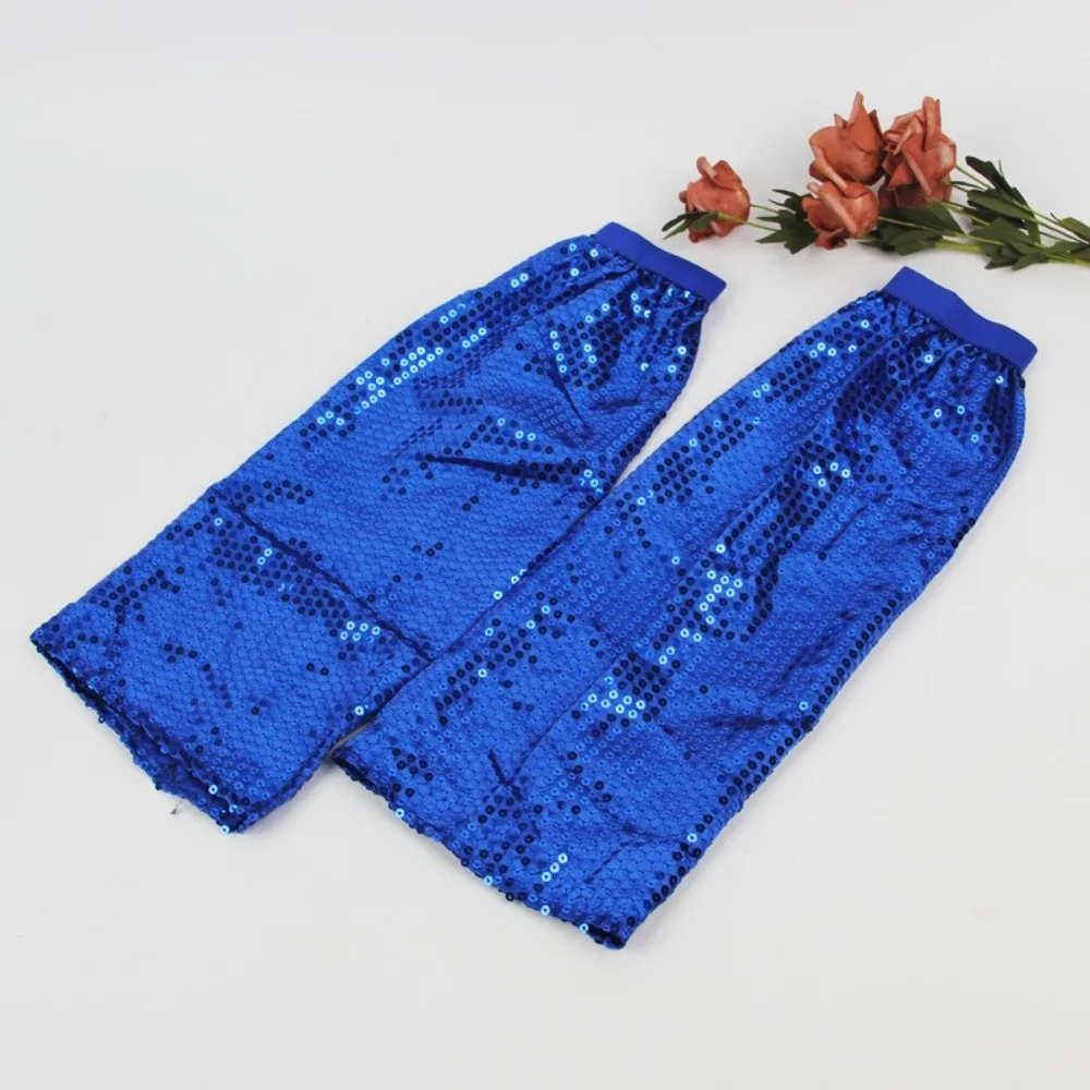 Neue Pailletten-Beinwärmer, glitzernde Beinmanschetten für Partykleider, Punk, Hip-Hop, elegante Beinbedeckung, Unisex – Detail 5