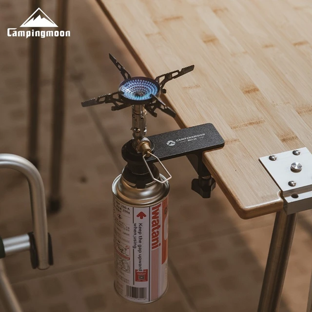 BKZ-18 Camping Gas Cylinder Clip – Desktop Expansion Stove & Lamp Support 1