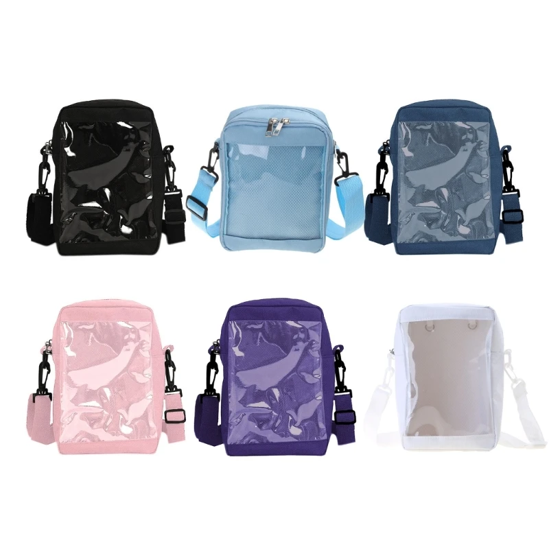

Women JK Crossbody Bag Girls Transparent Ita Bag Japanese Bag