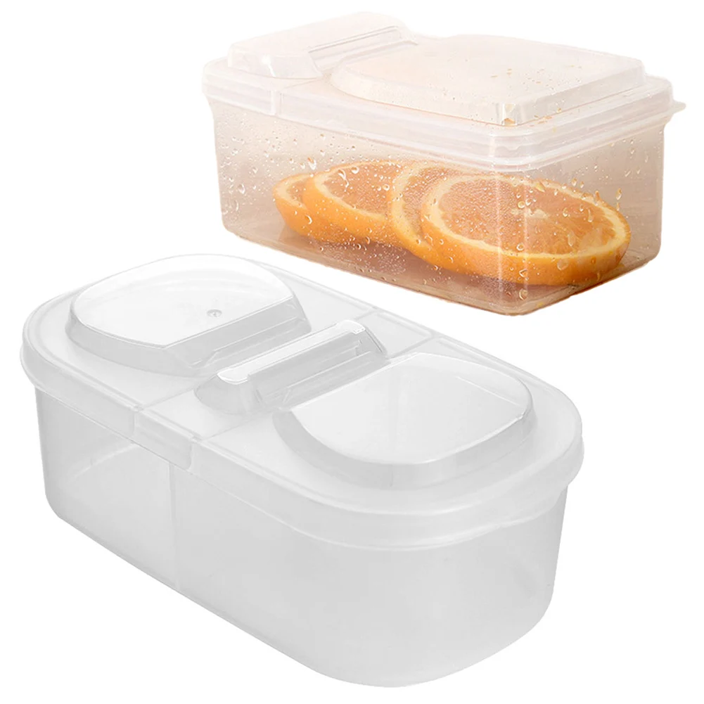 1pc Kitchen Storage Box, Plastic Spice Box With Lid, Food Transparent Spice  Box, Compart Storage Box, Desk Organizer, Aesthetic Room Decor, Home Decor