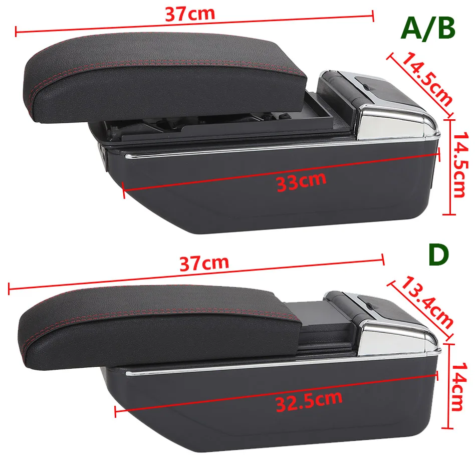 Skoda Fabia Armrest For Skoda Fabia 3 III Combi 2015-2021 자동차 팔걸이 상자 개조 부품 보관함 자동차 액세서리