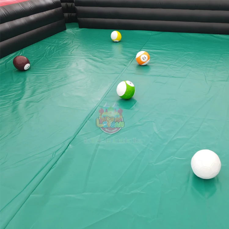12x6m Inflatable Billiards Soccer Football Snooker Balls for