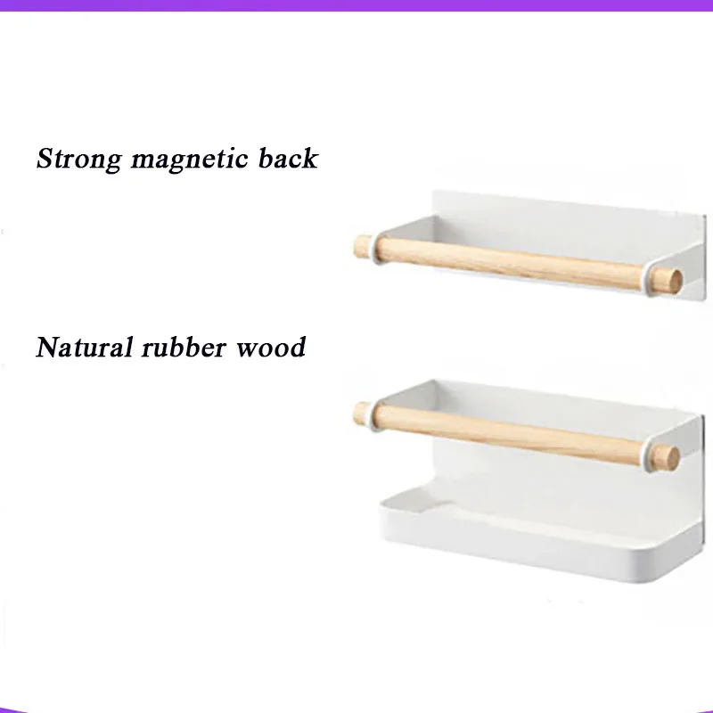 Wrought Iron Umbrella Storage Rack Multifunctional Frosting Process Magnet Umbrella Shelf Behind Door Entrance