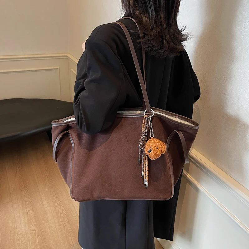Tote Bags for Women PU Leather Shoulder Bag Female Top Handle Handbags Ladies for Work Travel Shopping Bag Casual Commuter Bag
