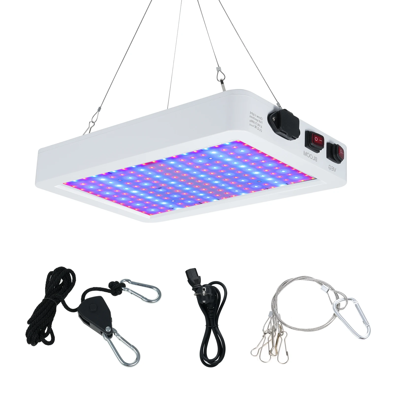 Description Picture 6 of itemFull Spectrum Grow Light for Indoor Plants Veg Bloom Plant Growth Lamp Waterproof Hanging Plant Growing Lamp for Seedling Flower