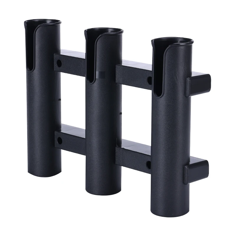 Deluxe Marine Fishing Rod Stand Set, Three-Piece Plastic Holder