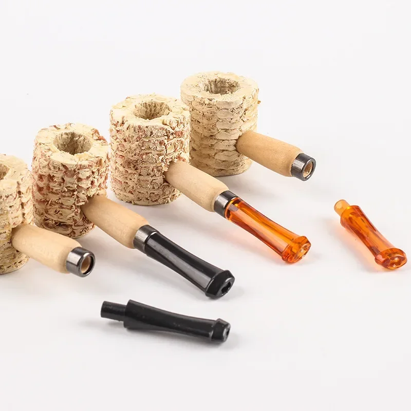 Creative Corn Cob Grass Smoking Pipe 10Pcs/Lot Portable Disposable Filter Natural Dry Herb Tobacco Pipes Smoke Accessories smoking accessories tobacco pipe tobacco smoking accessories herb smoking pipe smoking pipe